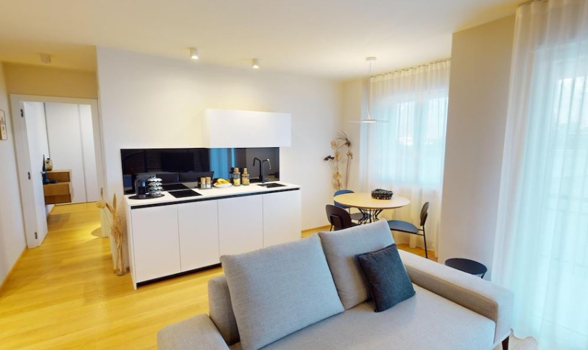 Elegant 2-room apartment with balcony and fully furnished in Bolzano, South Tyrol Italy