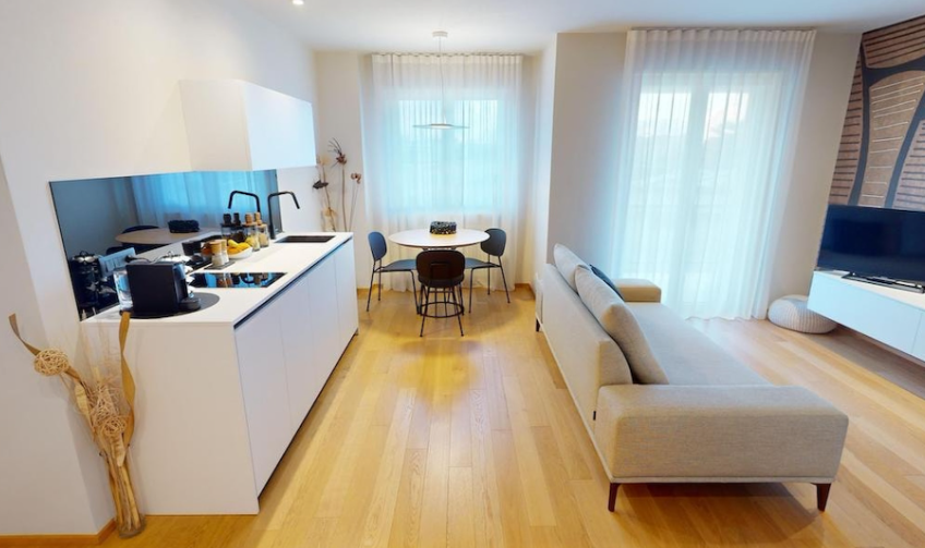 Elegant 2-room apartment with balcony and fully furnished in Bolzano, South Tyrol Italy