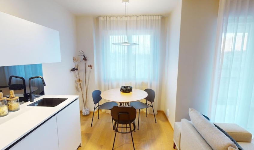 Elegant 2-room apartment with balcony and fully furnished in Bolzano, South Tyrol Italy