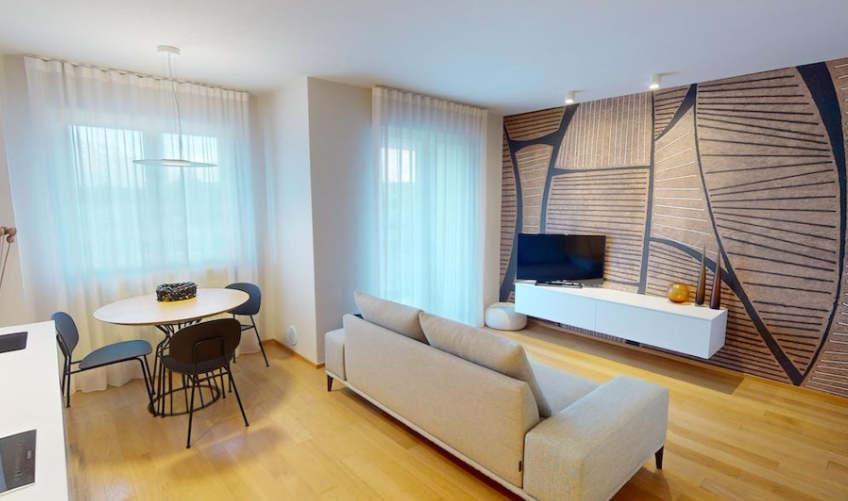 Elegant 2-room apartment with balcony and fully furnished in Bolzano, South Tyrol Italy