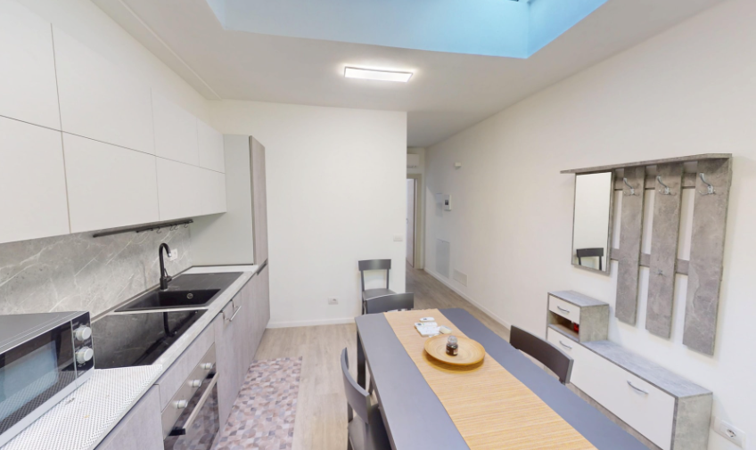 Renovated two-room apartment for sale in Bolzano, Italy