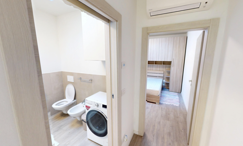 Renovated two-room apartment for sale in Bolzano, Italy